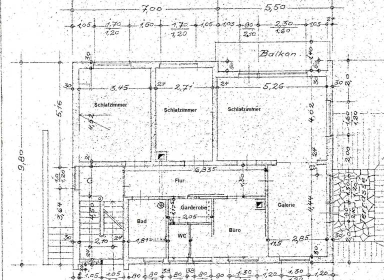 Mehrfamilienhaus zum Kauf provisionsfrei als Kapitalanlage geeignet 468.000 € 10 Zimmer 1.077 m² 1.077 m² Grundstück Michelbach Aglasterhausen 74858