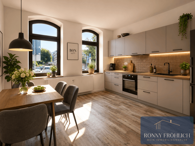 Wohnung zur Miete - Erstbezug 400 € 4 Zimmer 77 m² EG Thum 09419