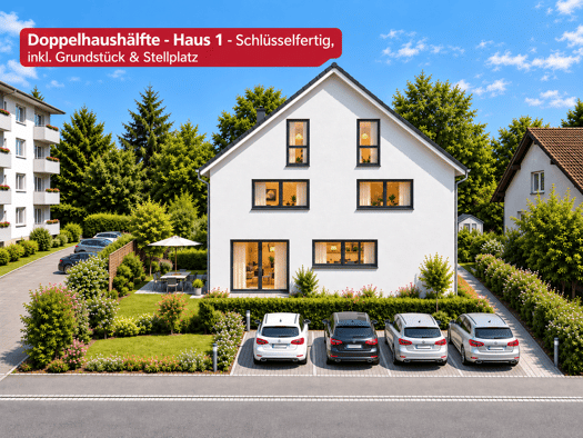 Doppelhaushälfte zum Kauf - Erstbezug provisionsfrei 859.500 € 5 Zimmer 124 m² 204 m² Grundstück Fürstenberg Konstanz 78467