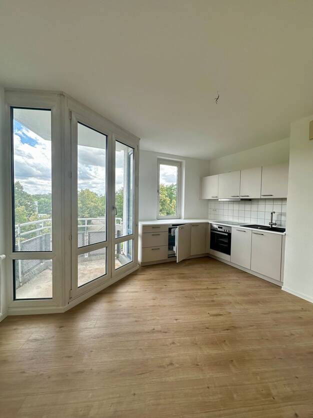 Wohnung zur Miete 515 € 2 Zimmer 60,7 m² 2. Geschoss frei ab sofort Stuttgarter Allee 31 Grünau - Mitte Leipzig 04209