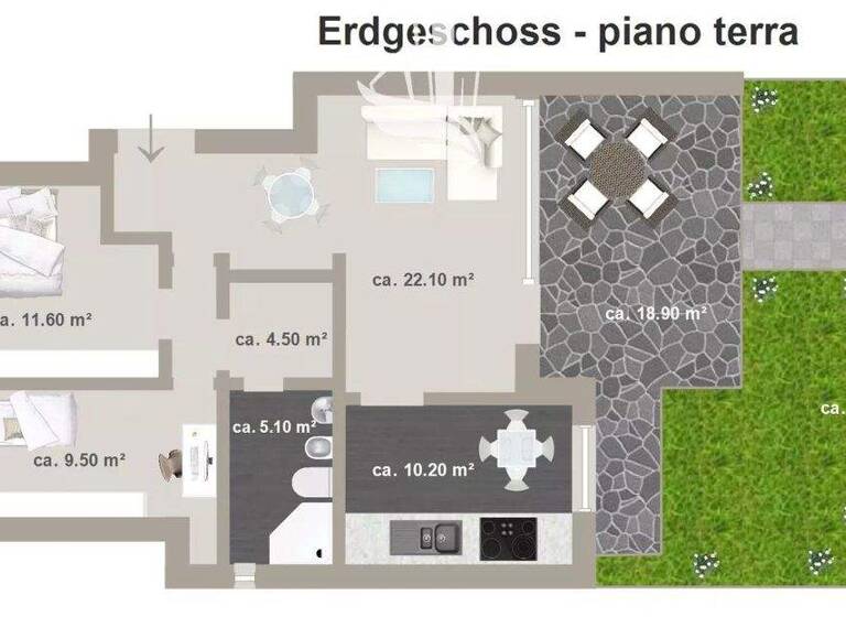 Studio zum Kauf 450.000 € 3 Zimmer 103 m² Bozen 39100