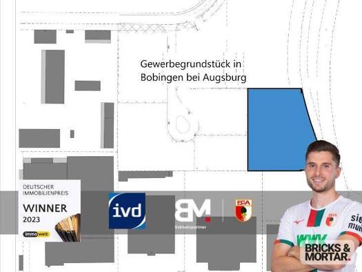 Gewerbegrundstück zum Kauf 1.239.000 € 3.541 m² Grundstück Bobingen 86399