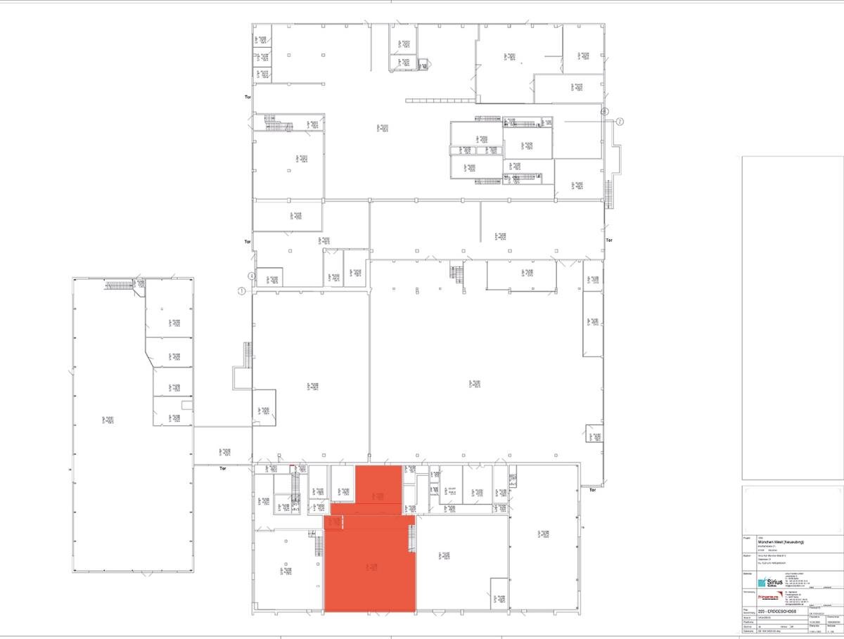 Lagerhalle zur Miete 11,75 € 565,6 m²<br/>Lagerfläche Brunhamstraße 21 Aubing-Süd München 81249