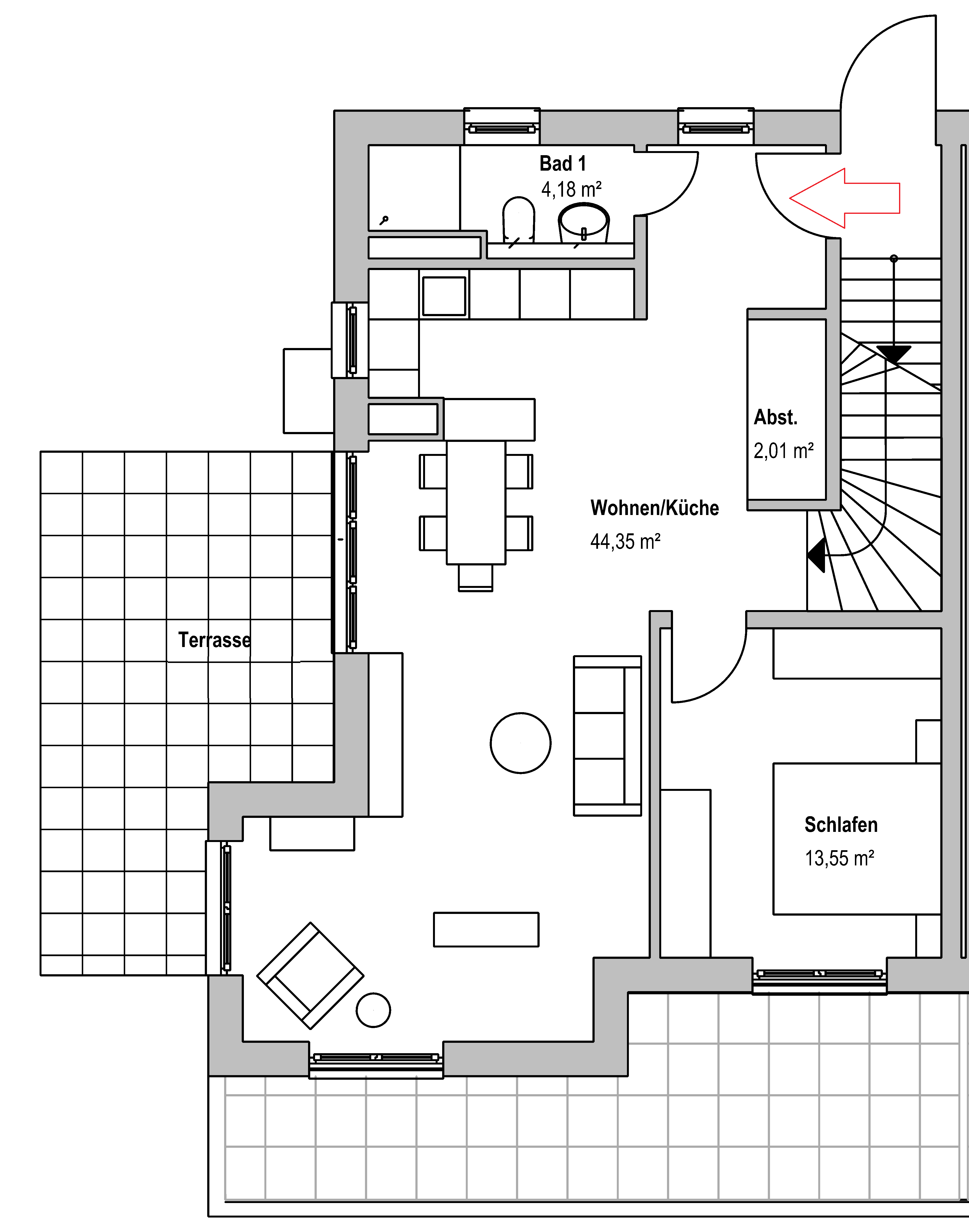 Maisonette zur Miete 2.350 € 4 Zimmer 129 m² EG frei ab sofort Foßredder 31 Volksdorf Hamburg 22359