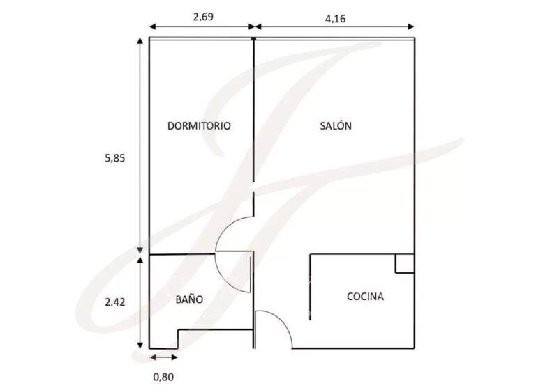 Studio zum Kauf provisionsfrei 850.000 € 77 m² 18. Geschoss Madrid 28008