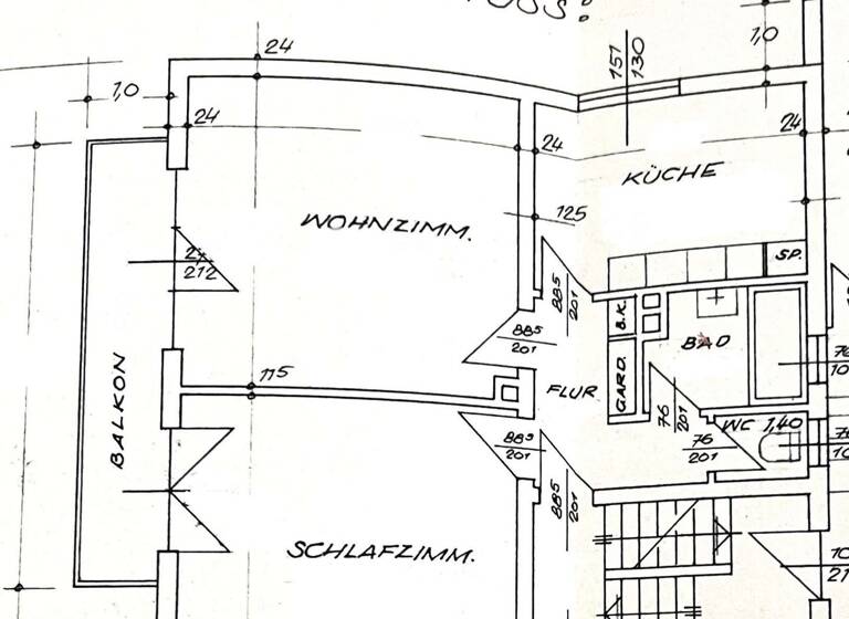Wohnung zur Miete 1.150 € 2 Zimmer 71 m² Geschoss 1/4 frei ab sofort Heinrich-Fuhr-Straße 37 Darmstadt 64287