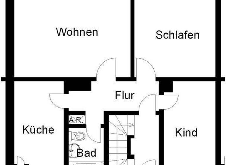 Wohnung zur Miete 645 € 3 Zimmer 59,7 m² 1. Geschoss frei ab 02.05.2026 Halternstr. 4 Schinkel Osnabrück 49084