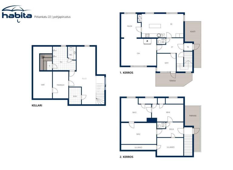 Einfamilienhaus zum Kauf 159.000 € 6 Zimmer 181 m² 875 m² Grundstück Pirkankatu 22 Tornio 95430