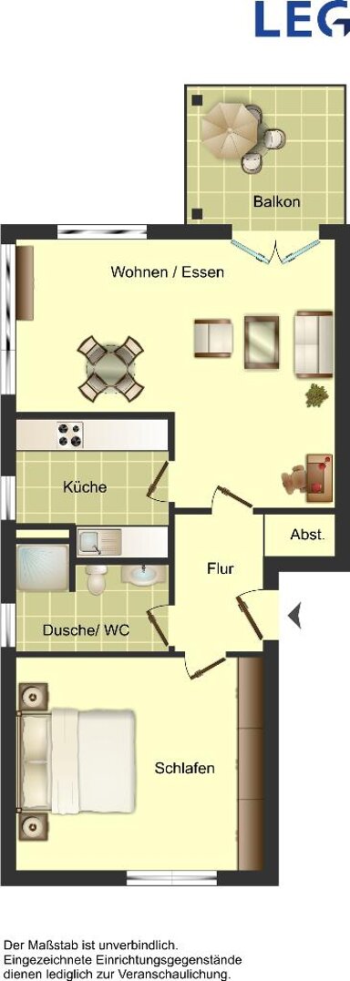 Wohnung zur Miete nur mit Wohnberechtigungsschein 282 € 2 Zimmer 51,3 m² 2. Geschoss frei ab 01.03.2025 Albert-Maas-Straße 31 Trierer Straße Aachen 52078