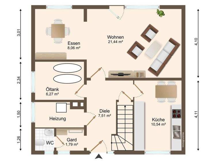 Einfamilienhaus zum Kauf 169.900 € 4 Zimmer 108 m² 1.128 m² Grundstück Bekdorf 25554