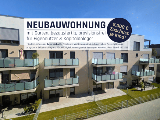 Wohnung zum Kauf - Erstbezug provisionsfrei 525.000 € 3 Zimmer 105,5 m² Straubing Straubing 94315