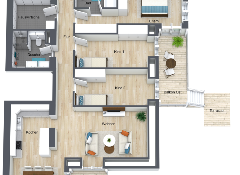 Wohnung zum Kauf 525.000 € 4 Zimmer 129,9 m²<br/>Wohnfläche Lahr Lahr/Schwarzwald 77933