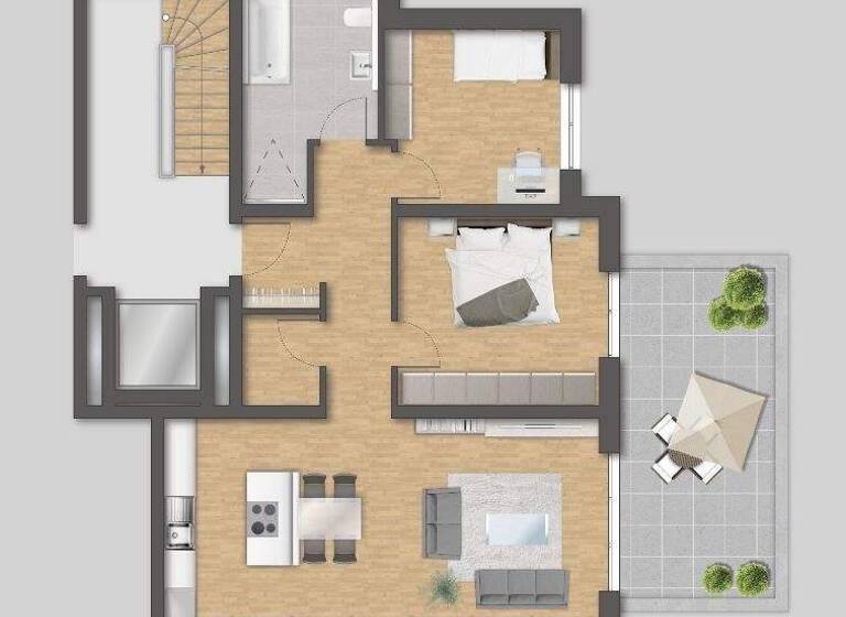 Wohnung zur Miete 970 € 3 Zimmer 82 m² frei ab sofort Haßfurt 97437