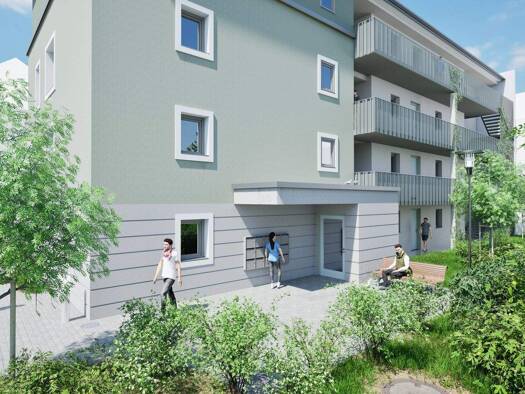 Wohnung zum Kauf - Erstbezug provisionsfrei 2 Zimmer 56,5 m² 2. Geschoss Bischof-Meiser-Straße 14a Ansbach 91522
