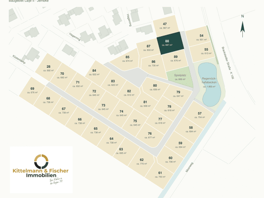 Grundstück zum Kauf provisionsfrei 184.803 € 687 m² Grundstück Küsterkamp 47 Jembke 38477