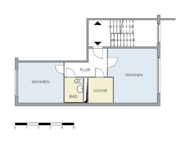 Wohnung zur Miete 252 € 2 Zimmer 46,3 m² 5. Geschoss Petrosawodsker Straße 52 Stadtgebiet Ost Neubrandenburg 17036