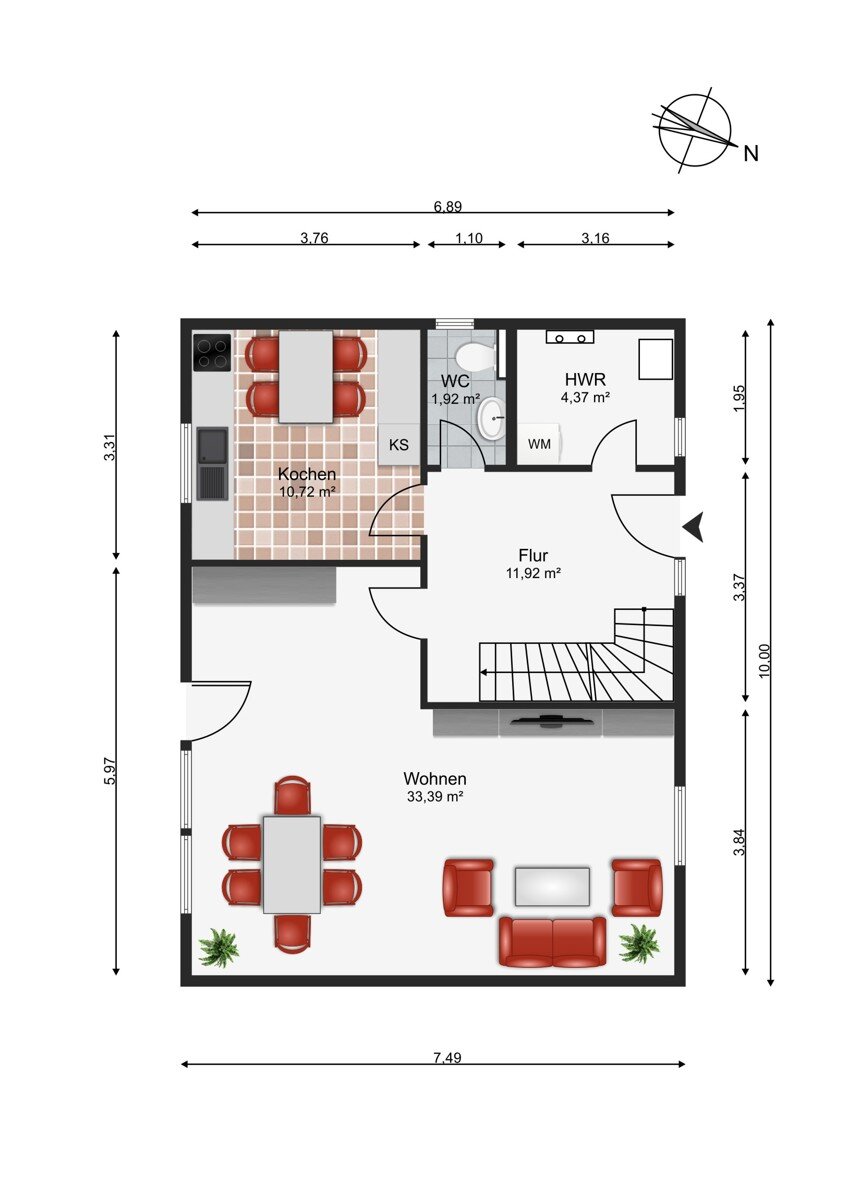 Einfamilienhaus zum Kauf 289.750 € 4 Zimmer 107 m²<br/>Wohnfläche 679 m²<br/>Grundstück Am Essigberg 2 Glasin Glasin 23992