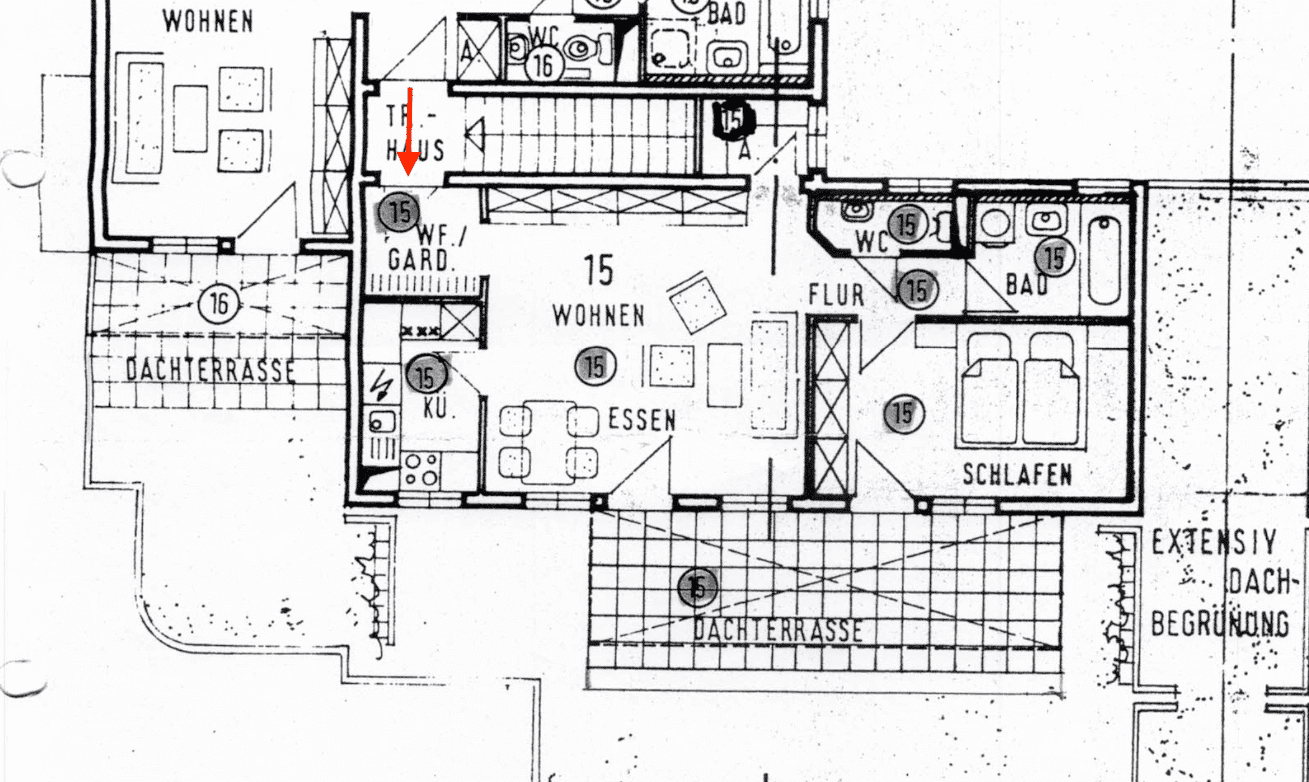 Penthouse zur Miete 935 € 2 Zimmer 65 m²<br/>Wohnfläche 3.<br/>Geschoss 01.02.2025<br/>Verfügbarkeit Alter Brauhof 28 Südweststadt - Östlicher Teil Karlsruhe 76137