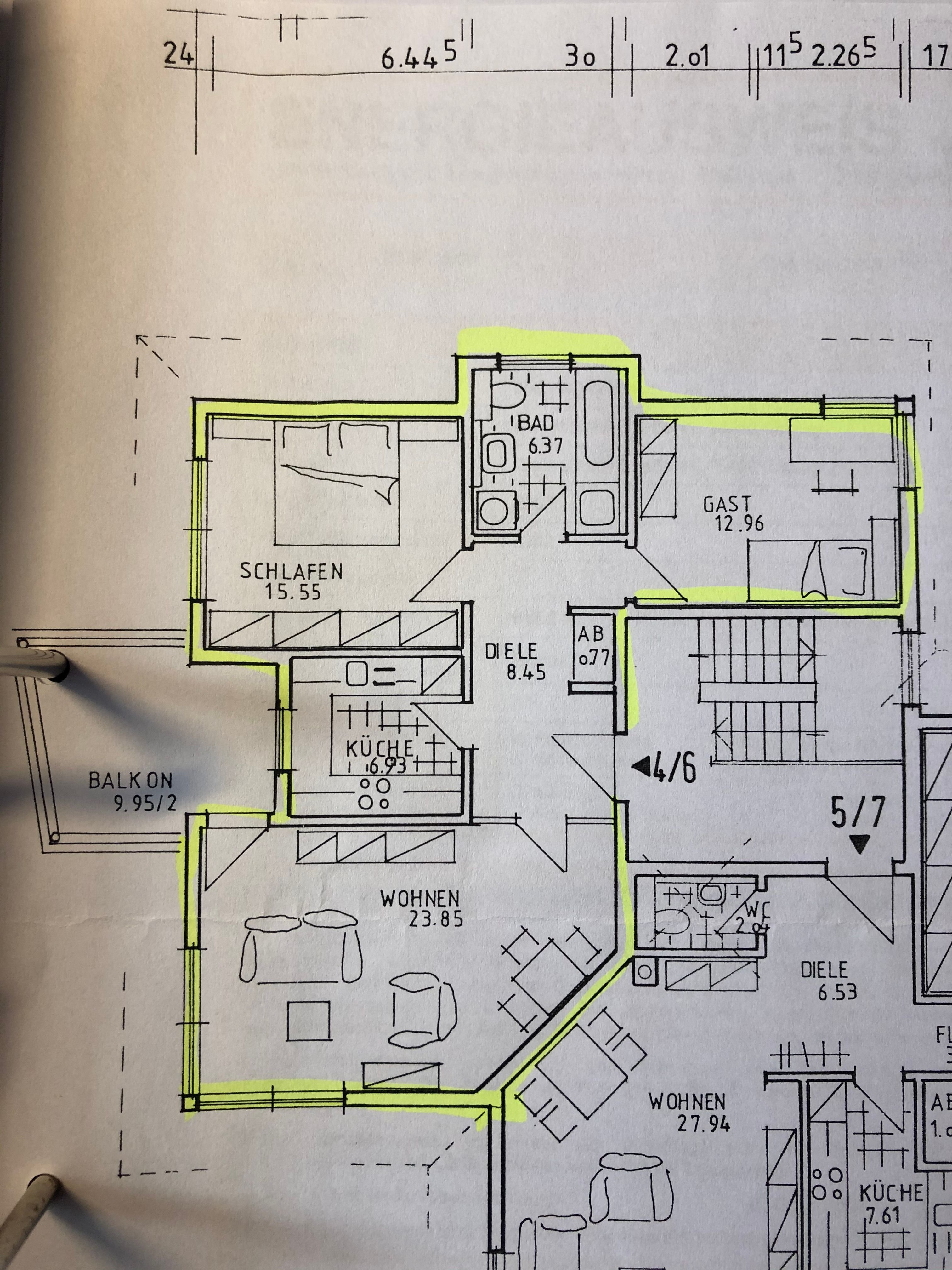 Wohnung zur Miete 690 € 3 Zimmer 78 m²<br/>Wohnfläche 2.<br/>Geschoss Cortendorfer Straße 41 Cortendorf Coburg 96450