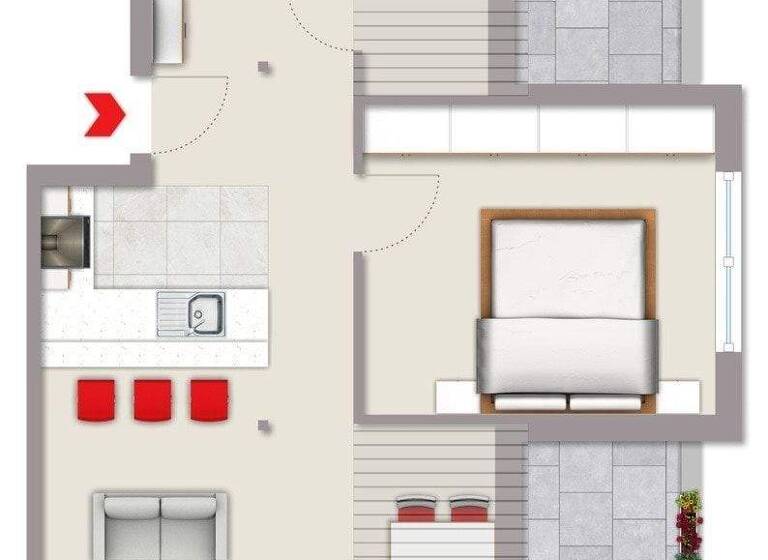 Wohnung zum Kauf 225.000 € 2 Zimmer 62 m² 2. Geschoss Jügesheim Rodgau 63110