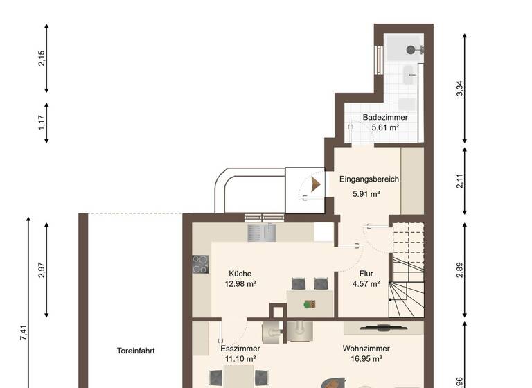Haus zum Kauf 65.000 € 4 Zimmer 108,6 m² 315 m² Grundstück Calbe Calbe (Saale) 39240
