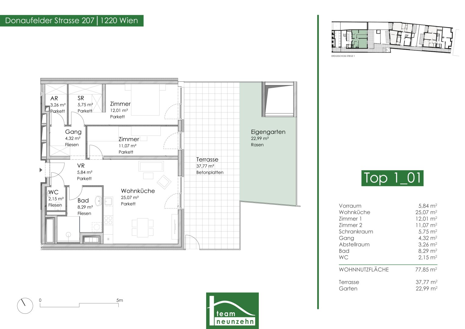 Büro-/Praxisfläche zum Kauf 439.001 € 3 Zimmer Donaufelder Straße 207 Wien 1220