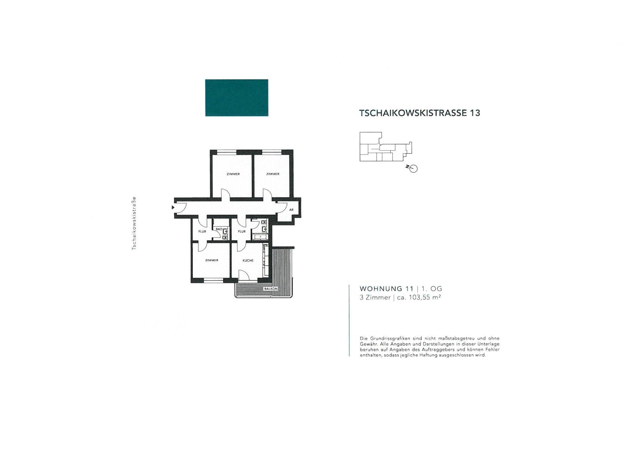 Immobilie zum Kauf als Kapitalanlage geeignet 374.578 € 3 Zimmer 103,6 m²<br/>Fläche Niederschönhausen Berlin 13156