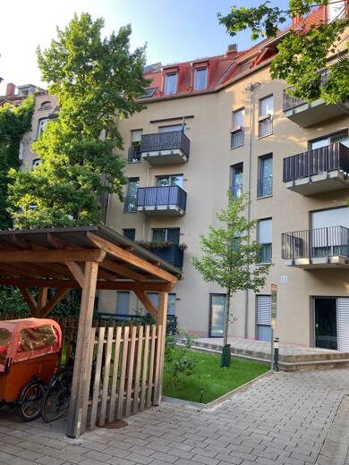 Wohnung zur Miete 1.350 € 3 Zimmer 90 m² Geschoss 4/5 frei ab 01.10.2025 Grünstraße 3 St. Leonhard Nürnberg 90439