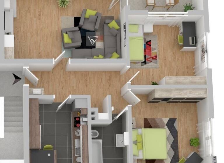 Wohnung zum Kauf 199.000 € 3 Zimmer 85,7 m² 2. Geschoss Rommelhausen Limeshain / Rommelhausen 63694