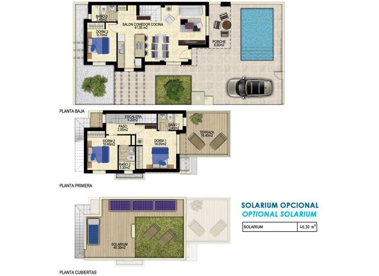 Villa zum Kauf - Erstbezug provisionsfrei 395.000 € 4 Zimmer 139 m² 174 m² Grundstück Entrenaranjos 03319