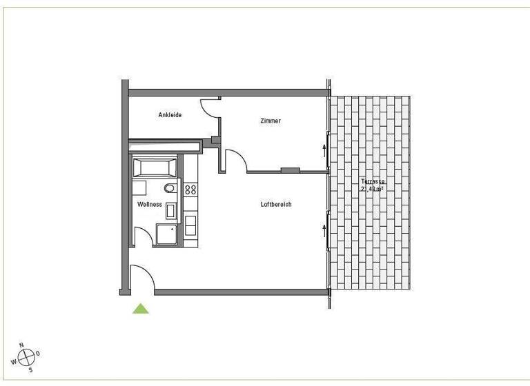 Wohnung zur Miete 995 € 2 Zimmer 74,1 m² EG frei ab 01.05.2026 Graf-Recke-Str. 90 Düsseltal Düsseldorf 40239