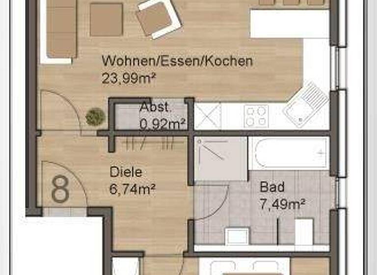 Wohnung zum Kauf 239.000 € 2 Zimmer 62,2 m² 2. Geschoss Soest 59494