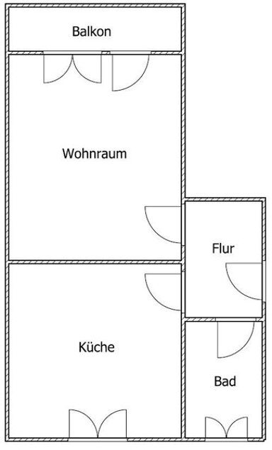 Wohnung zur Miete 500,13 € 1 Zimmer 40,7 m² 2. Geschoss frei ab 01.12.2024 Bellscheidtstraße 8 Gerresheim Düsseldorf 40625