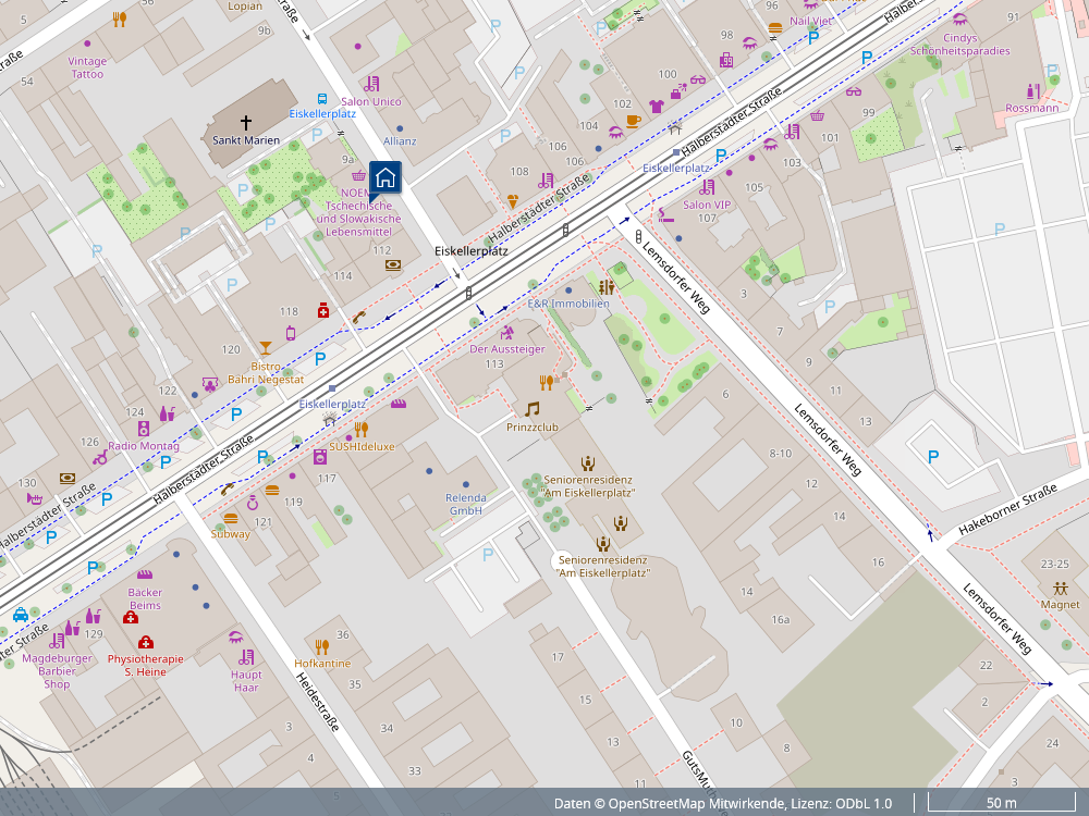 Wohnung zur Miete 482 € 3 Zimmer 71,9 m²<br/>Wohnfläche 1.<br/>Geschoss ab sofort<br/>Verfügbarkeit Rottersdorfer Straße 10 Fichtestraße / Ambrosiusplatz Magdeburg 39112