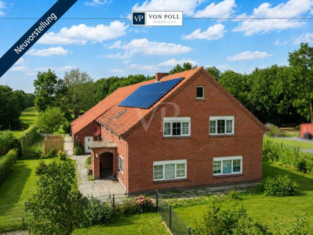 Bauernhaus zum Kauf 399.000 € 6 Zimmer 200 m² 5.415 m² Grundstück Dietrichsfeld Aurich 26607