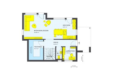 Einfamilienhaus zum Kauf 247.853 € 4 Zimmer 125 m² 1.000 m² Grundstück Nöbdenitz Zweitschen 04626