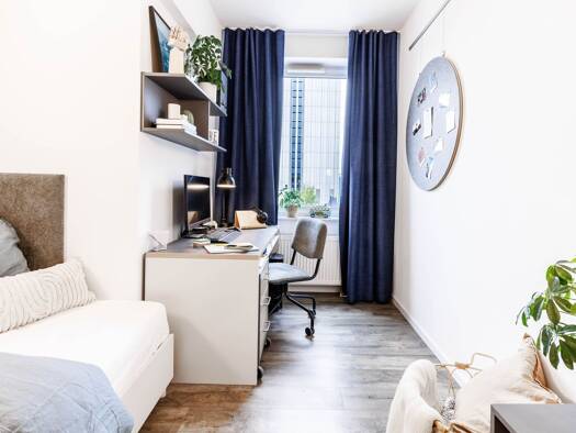 Wohnung zur Miete 611 € 1 Zimmer 23 m² frei ab sofort Schöfferstraße 2 Darmstadt Darmstadt 64295