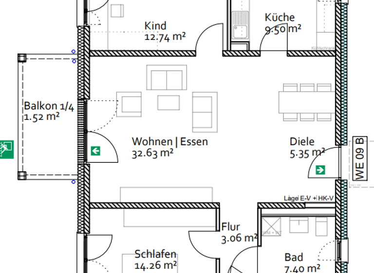Wohnung zur Miete 1.320 € 3 Zimmer 87,8 m²<br/>Wohnfläche 1.<br/>Geschoss ab sofort<br/>Verfügbarkeit Süd Schwabach 91126