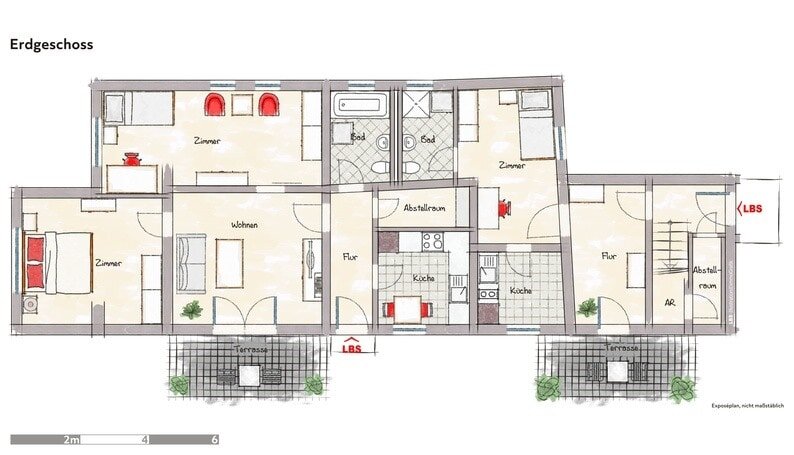 Mehrfamilienhaus zum Kauf als Kapitalanlage geeignet 349.500 € 8 Zimmer 275 m²<br/>Wohnfläche 1.205 m²<br/>Grundstück Unterpörlitz Ilmenau 98693