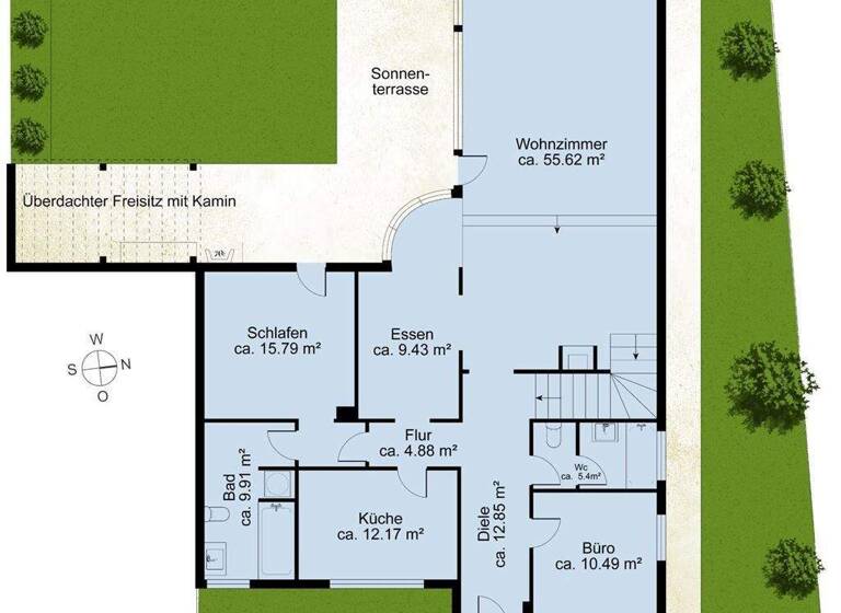 Doppelhaushälfte zum Kauf 2.895.000 € 5 Zimmer 247 m² 929 m² Grundstück Grünwald 82031