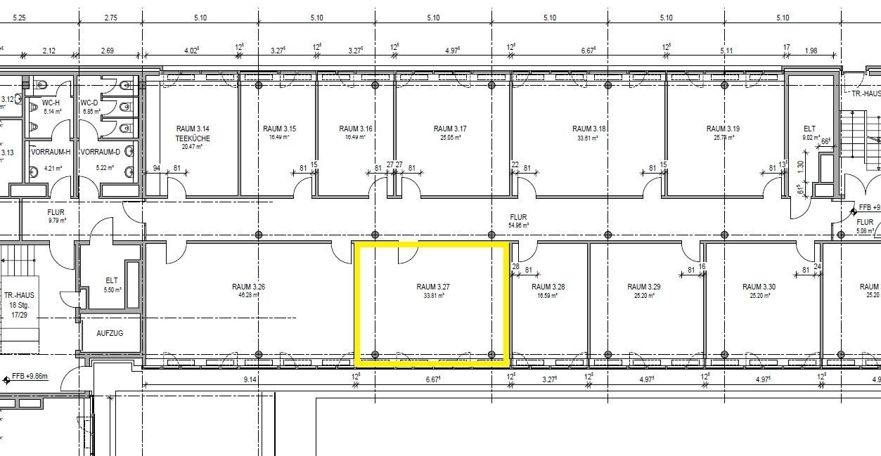 Bürofläche zur Miete provisionsfrei 518 € 1 Zimmer 49,3 m²<br/>Bürofläche Anne-Conway-Str. 1 Lehe Bremen 28359