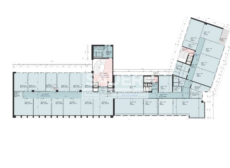 Bürofläche zur Miete provisionsfrei 20 € 2.700 m²<br/>Bürofläche ab 1.100 m²<br/>Teilbarkeit Halensee Berlin 10711