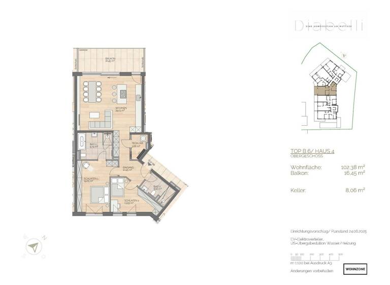 Wohnung zum Kauf - Erstbezug 1.031.000 € 3 Zimmer 102,4 m² 1. Geschoss Mattsee 5163