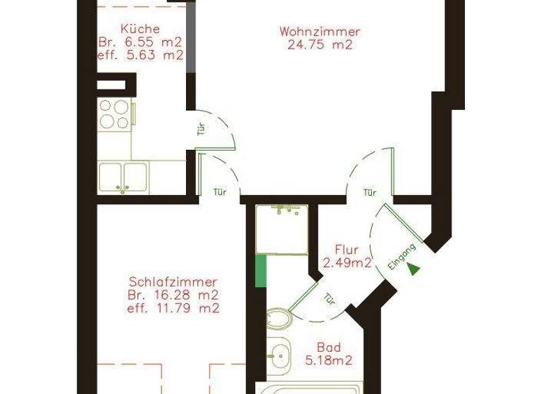 Wohnung zum Kauf 384.000 € 2 Zimmer 53 m² Allach-Untermenzing München 80999