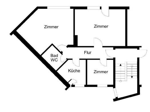 Wohnung zur Miete 359 € 3 Zimmer 68,1 m² 4. Geschoss Daimlerstraße 10 B Geestemünde Bremerhaven 27574