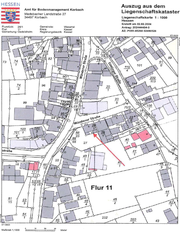 Mehrfamilienhaus zum Kauf provisionsfrei 41.000 € 12 Zimmer 250 m²<br/>Wohnfläche 177 m²<br/>Grundstück Oedelsheim Wesertal 34399