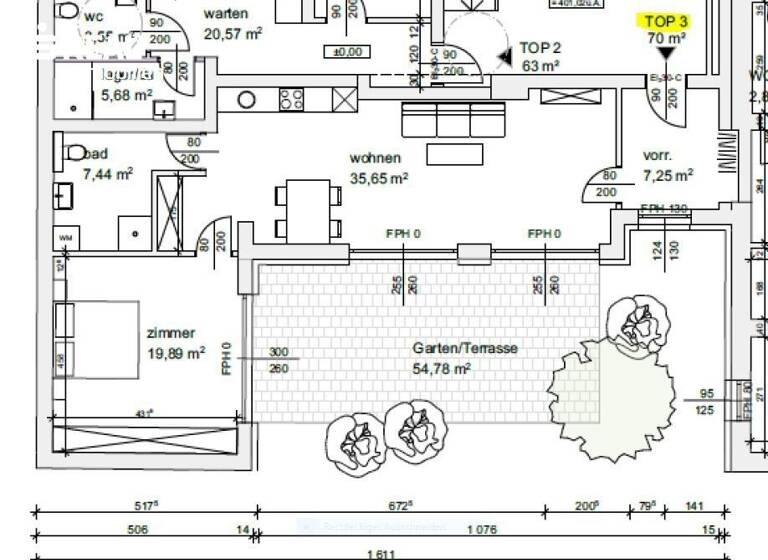 Wohnung zum Kauf - Erstbezug provisionsfrei 410.880 € 2 Zimmer 69 m² EG Oberndorf bei Salzburg 5110