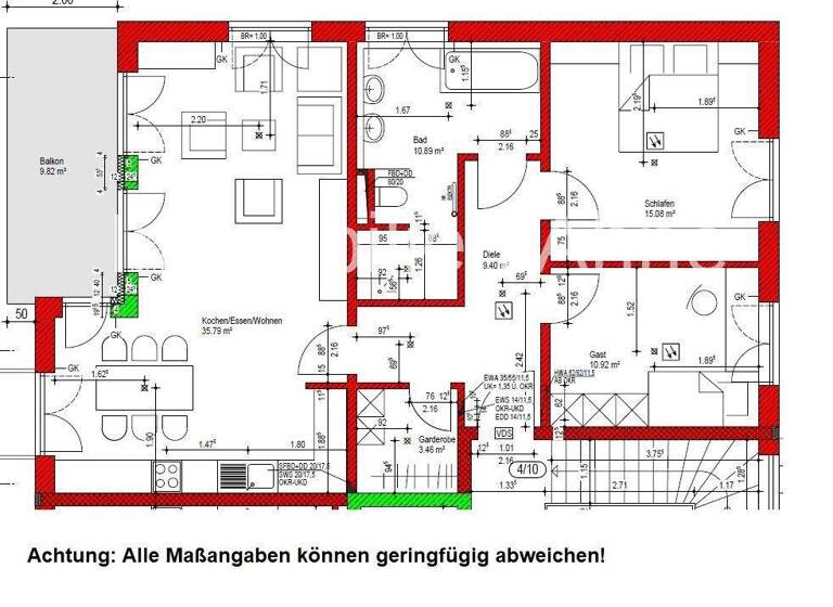 Wohnung zur Miete 1.280 € 3 Zimmer 90 m² Nassenbeuren Mindelheim / Nassenbeuren 87719