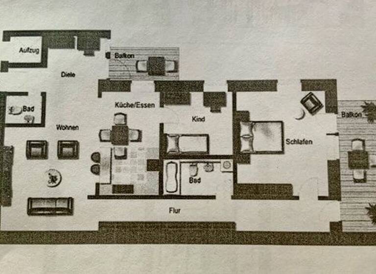 Wohnung zum Kauf 565.000 € 3 Zimmer 108,6 m²<br/>Wohnfläche 1.<br/>Geschoss Baden-Baden - Kernstadt Baden-Baden 76530