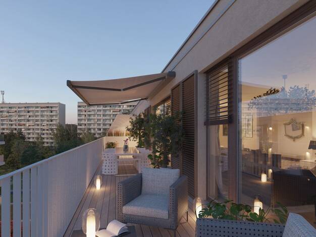 Penthouse zur Miete - Erstbezug 1.799 € 3 Zimmer 98,7 m² 5. Geschoss frei ab 01.12.2026 Kohlenstraße 27 Zentrum-Süd Leipzig 04107